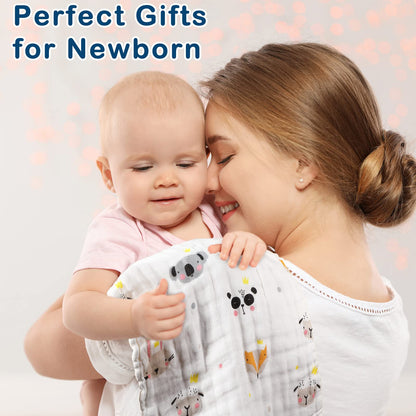 Assorted colorful fruit and animal prints for infants