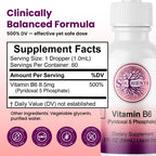 Product label details for Soltrients Pyridoxal 5 Phosphate drops