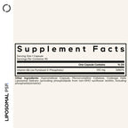 Codeage Liposomal P5P active Vitamin B6 supplement bottle label