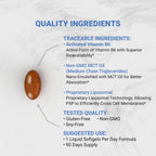 Naturalis activated Vitamin B6 P5P capsule close up