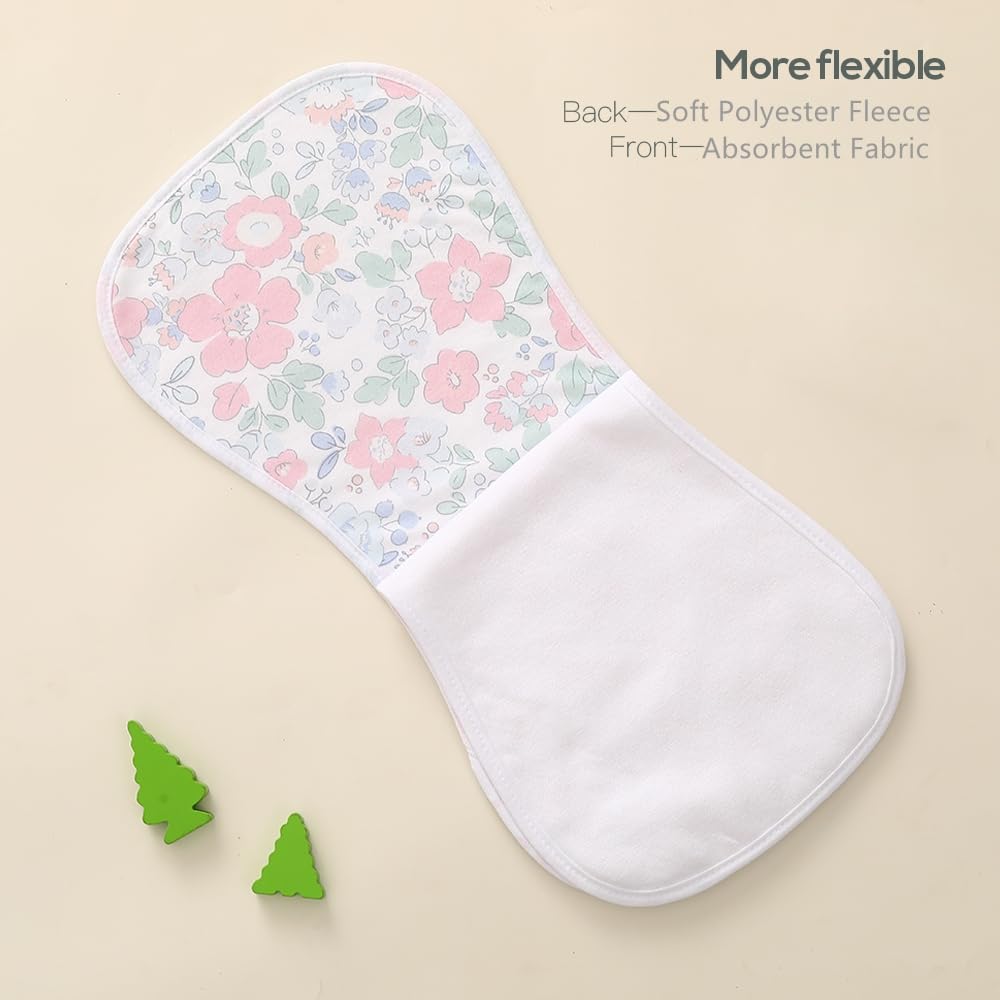 Sleepyturtle extra absorbent baby towels for newborn spit up protection