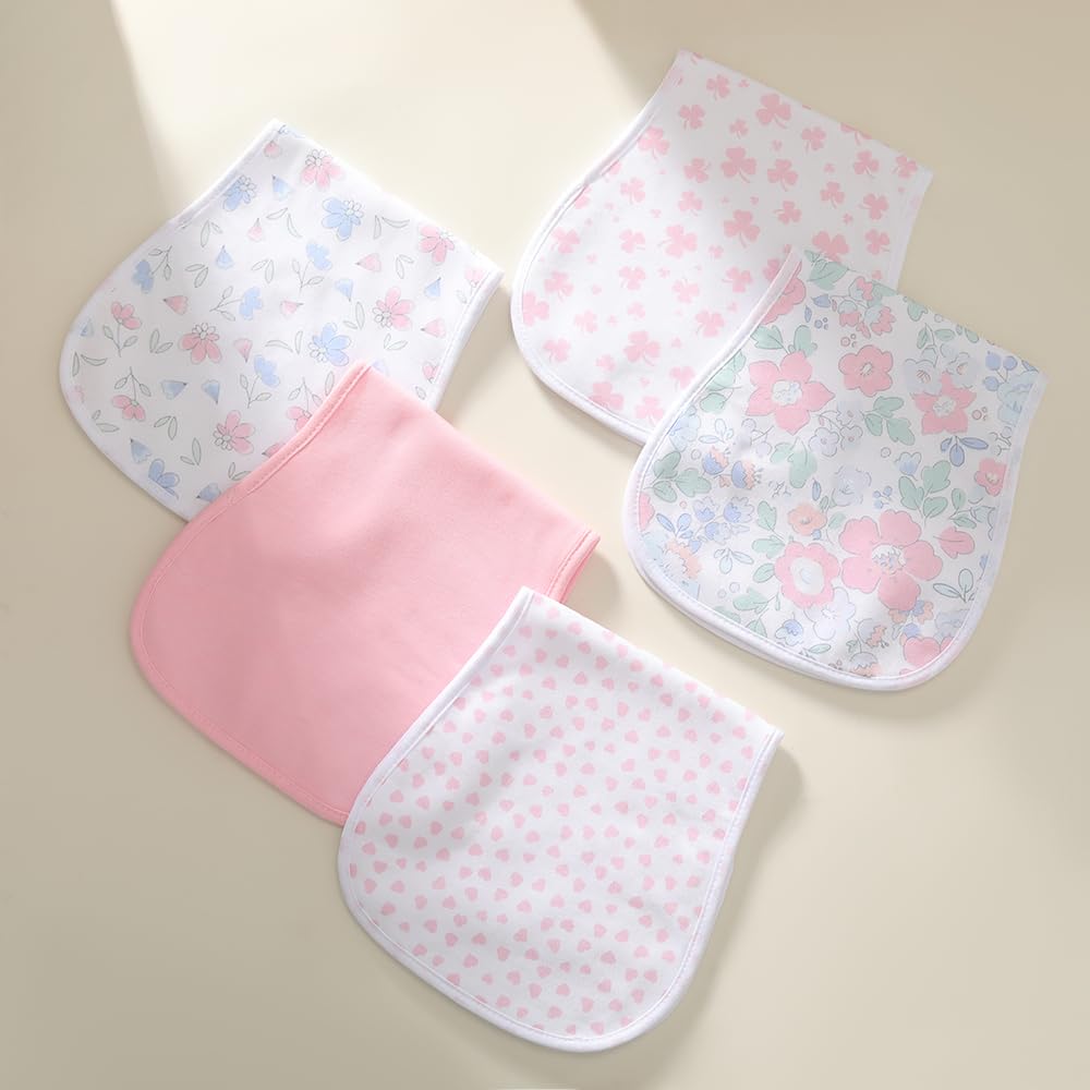 Sleepyturtle multi layer waterproof infant burp cloths for nursing parents