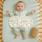 Packaging presentation of the Wauprant premium cotton muslin absorbent rags suitable for baby shower gifting.