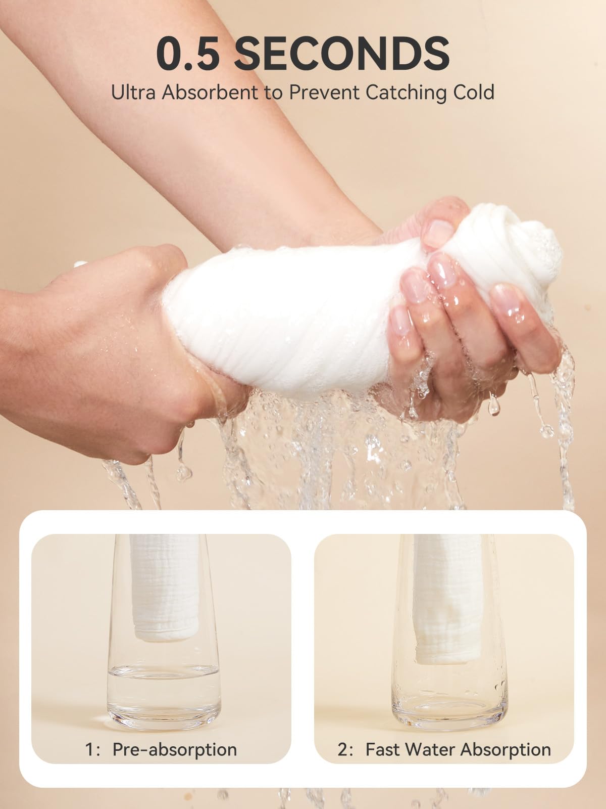 Premium 100 percent muslin cotton texture close up highlighting the breathable weave fabric