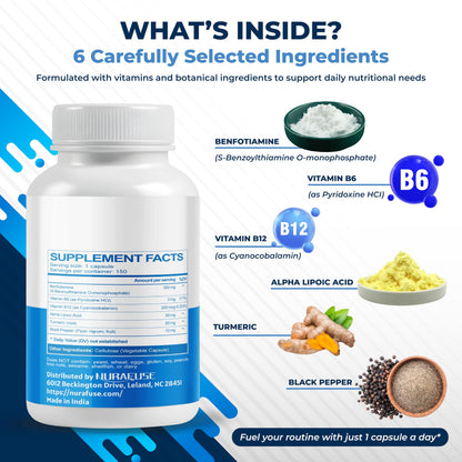 Nurafuse Liposomal Benfotiamine packaging details