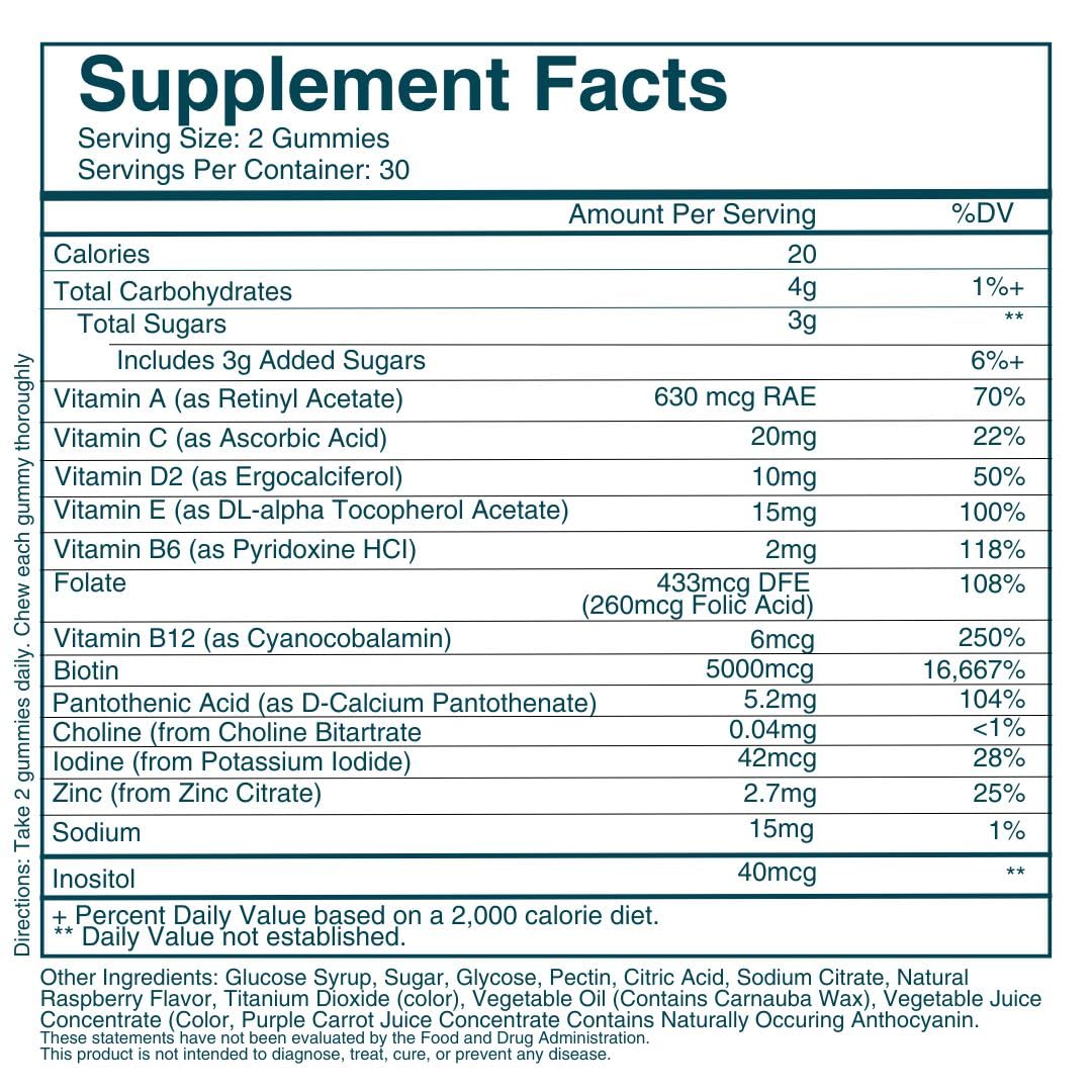 WEEM imported hair growth and collagen support gummies packaging