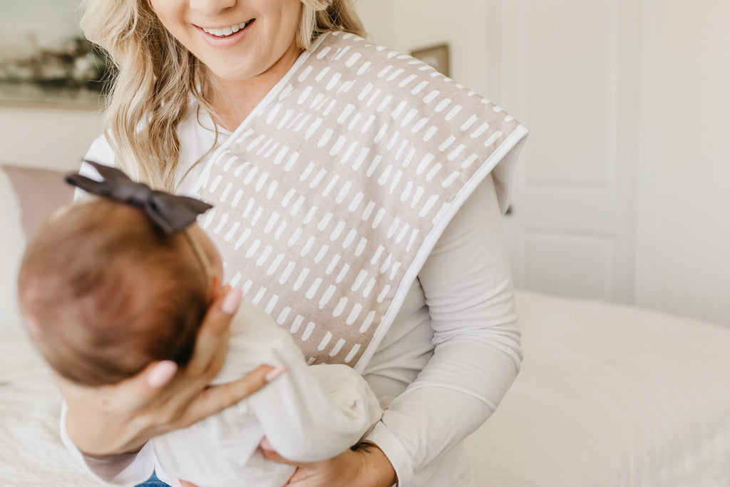 Premium absorbent triple layer construction of burp cloth