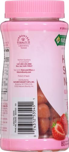 Close up of the imported USA beauty vitamins displaying the quality seal and expiration date on the packaging