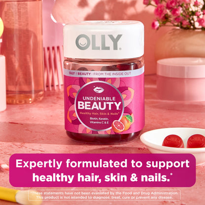Authentic OLLY biotin and keratin chewable vitamins imported from USA