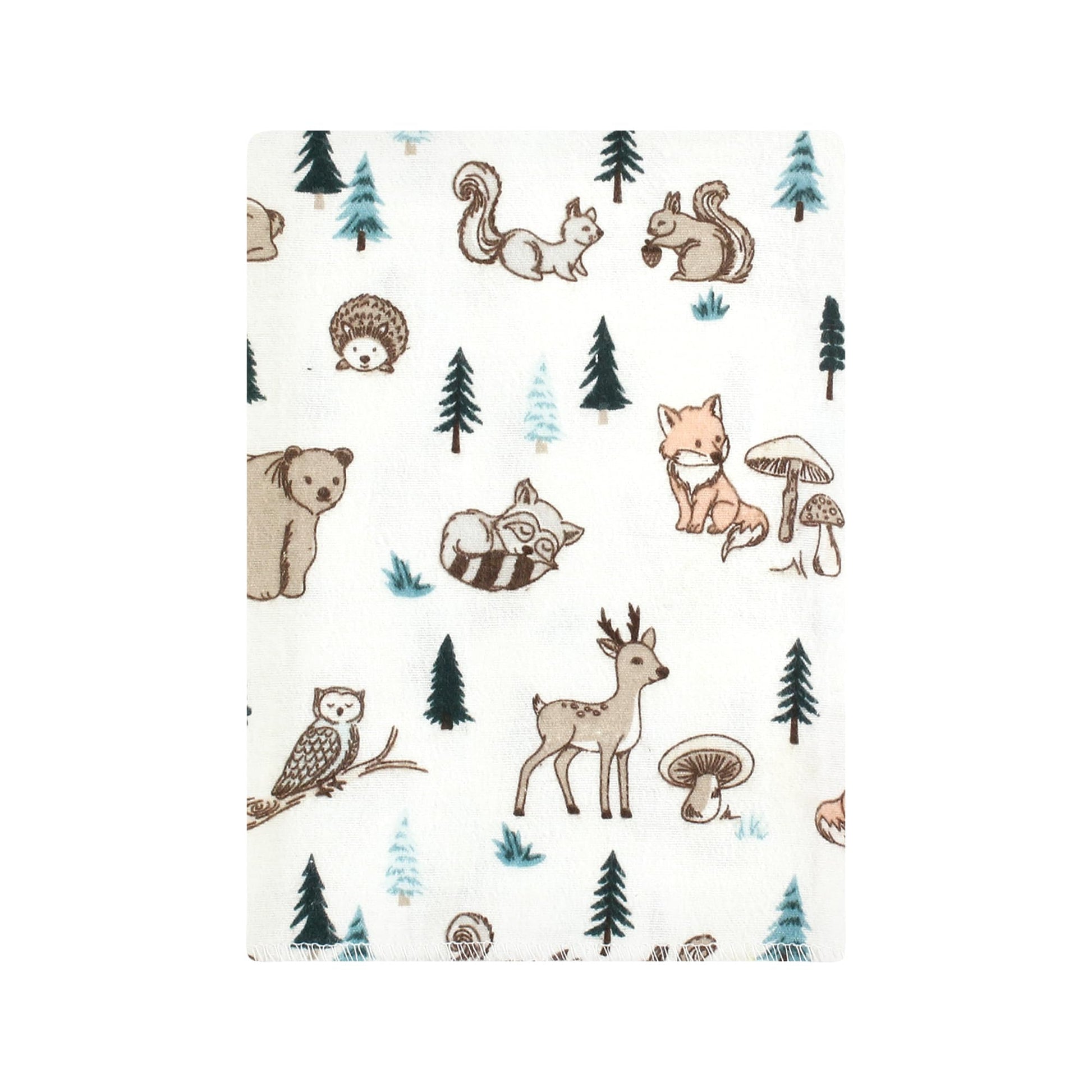 Hudson Baby woodland pals boy burp cloths in packaging