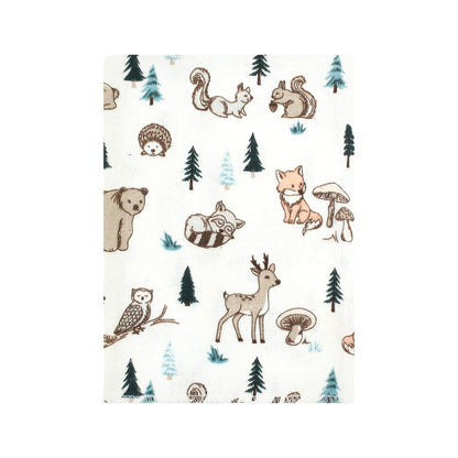 Hudson Baby woodland pals boy burp cloths in packaging