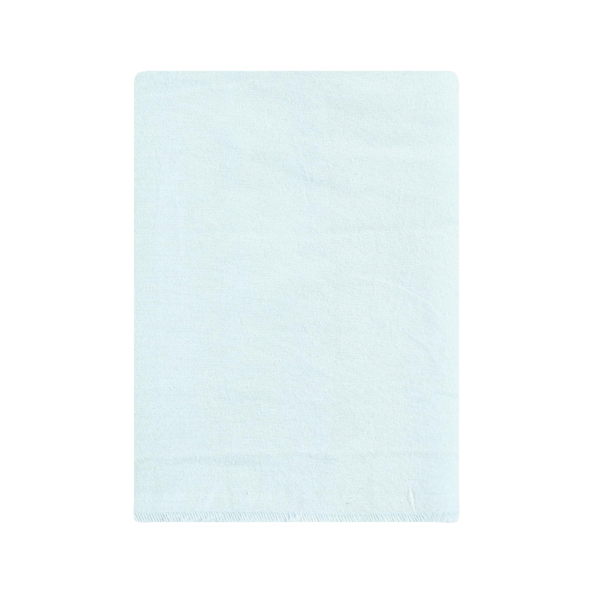 Close up of absorbent cotton flannel fabric on burp cloths