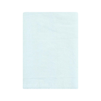 Close up of absorbent cotton flannel fabric on burp cloths
