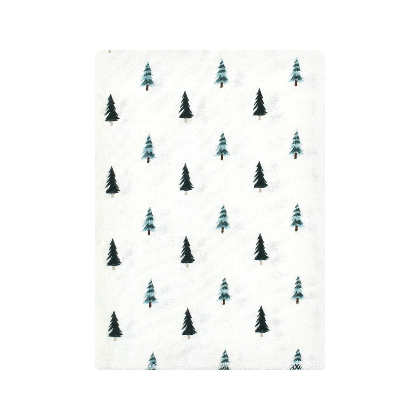 Hudson Baby burp cloths showing buffalo plaid detail