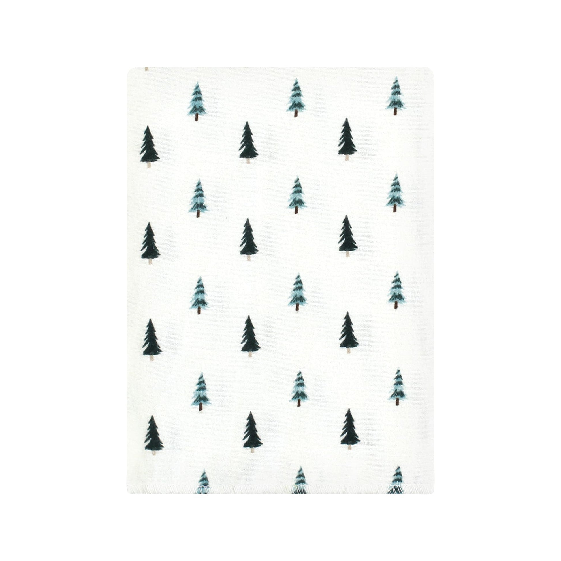 Hudson Baby burp cloths showing buffalo plaid detail