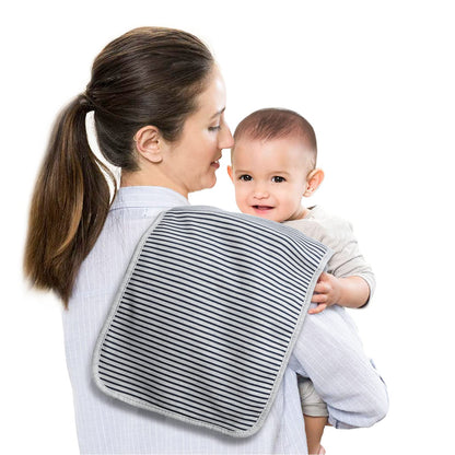 Hakochia baby burp cloths showing soft cotton texture