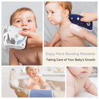 Yoofoss baby burp cloths used as a nursing cover