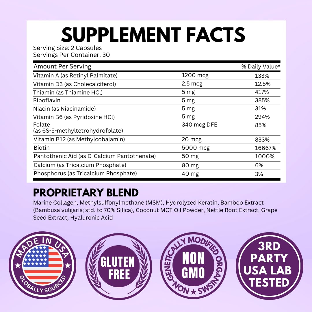 Authentic Vitboost Biotin bottle displaying sugar free and gluten free certifications