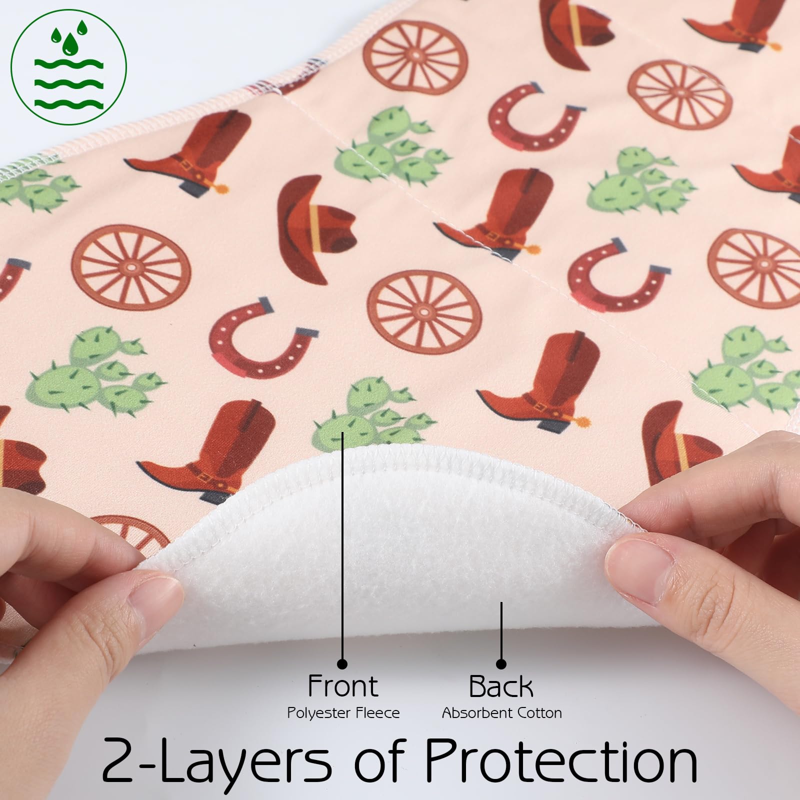Windkream absorbent cotton burp rags 5 pack