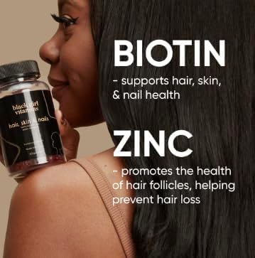 Black Girl Vitamins imported beauty supplement bottle display