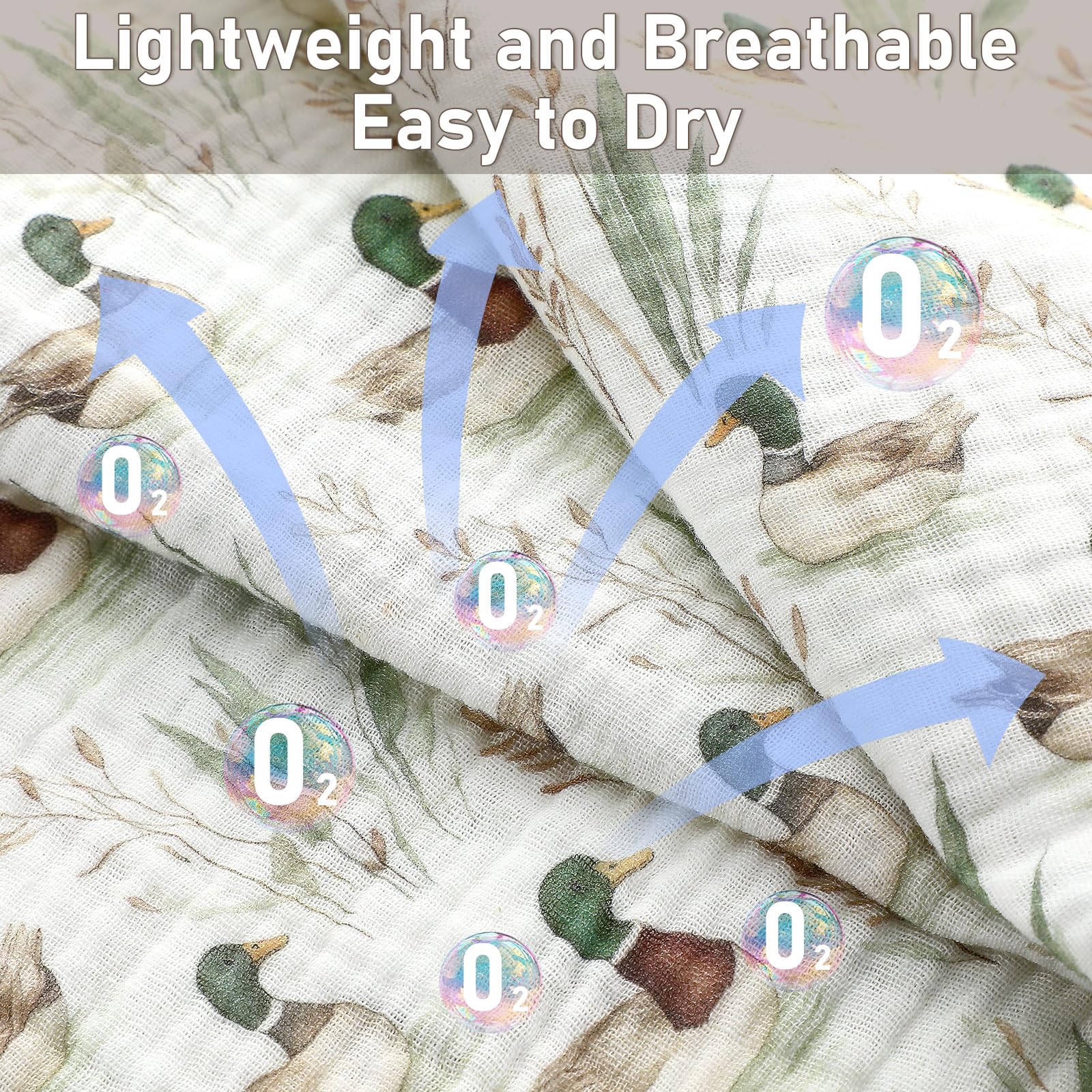 Close up view of the thick ultra soft premium cotton material weave of the Hahafelt infant spit up rags