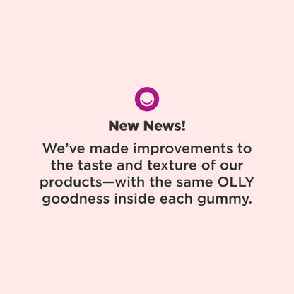 OLLY Heavenly Hair supplement packaging displaying the keratin and biotin ingredient highlights.