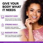 Nutraharmony mixed berry flavored chewable beauty vitamins close up view.