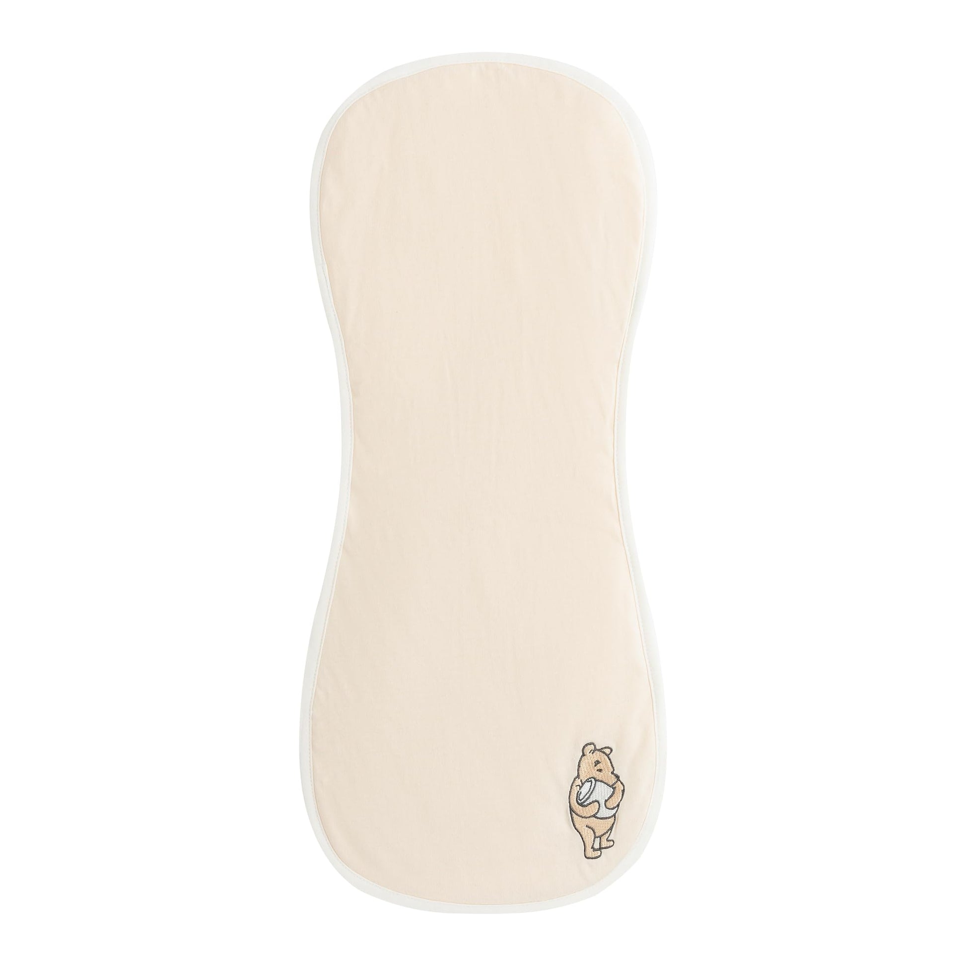 Disney brand infant burping rags folded neatly to showcase the premium soft cotton fabric texture.