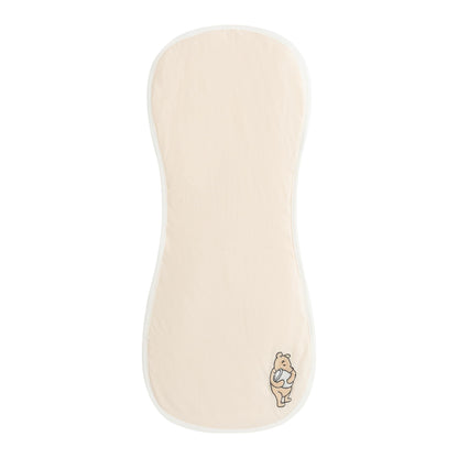 Disney brand infant burping rags folded neatly to showcase the premium soft cotton fabric texture.