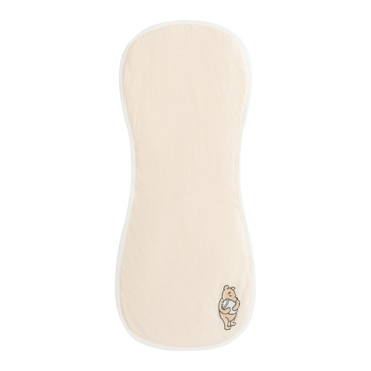 Disney brand infant burping rags folded neatly to showcase the premium soft cotton fabric texture.