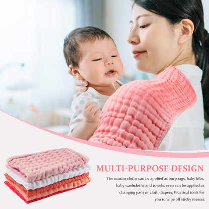 Demonstration of 20 by 10 inch size burp cloths