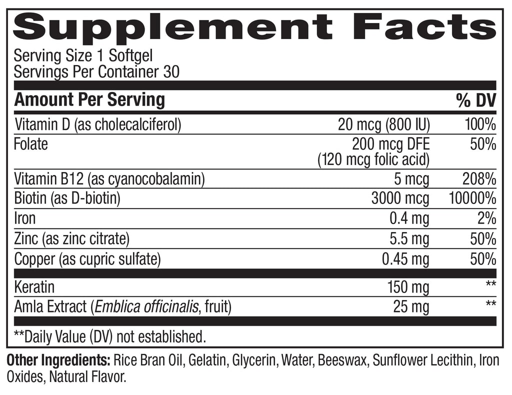 OLLY Ultra Strength capsule supplement bottle highlighting 30 day supply details.