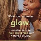 Nature's Bounty Biotin 1000 mcg bottle side profile