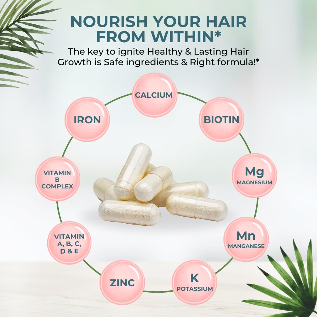 Vital Nutritive biotin supplement packaging highlighting gluten-free and unisex product features