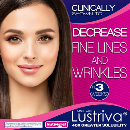 USA imported InstaRelief hair regrowth and anti aging micro tablets close up view