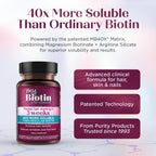 Purity Products MyBiotin 30 vegetarian capsules premium packaging details