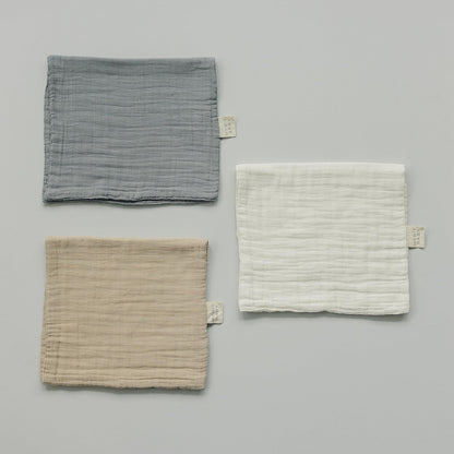 Premium imported Mebie Baby western pattern towels laid out flat highlighting the durable stitching.