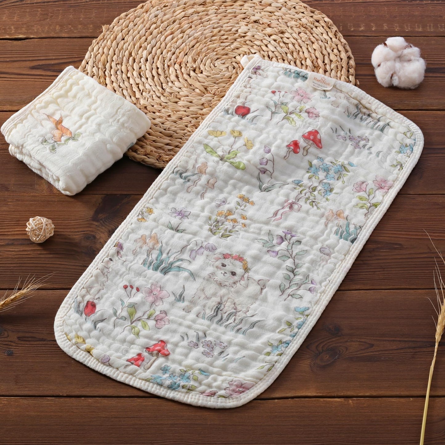 HardNok authentic USA imported baby care muslin wipes lifestyle view