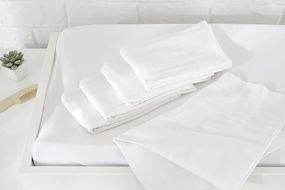 High absorbency cotton flat diaper texture detail