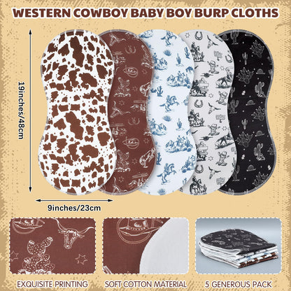 Close up view of the ultra soft cotton backing texture on the premium imported infant feeding rags
