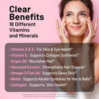 NatureWise collagen and hyaluronic acid beauty multivitamin softgels for women