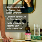 NatureWise hair growth and skin elasticity supplement 150 count pack