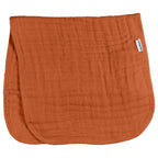 Lifestyle shot of Gerber muslin burp cloths for newborn care