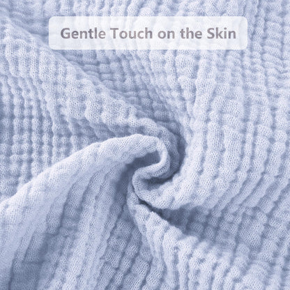 Water resistant plush fleece backing on the susurration unisex baby washcloth.