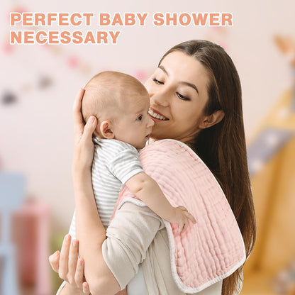 Durable machine washable newborn washcloths displayed together