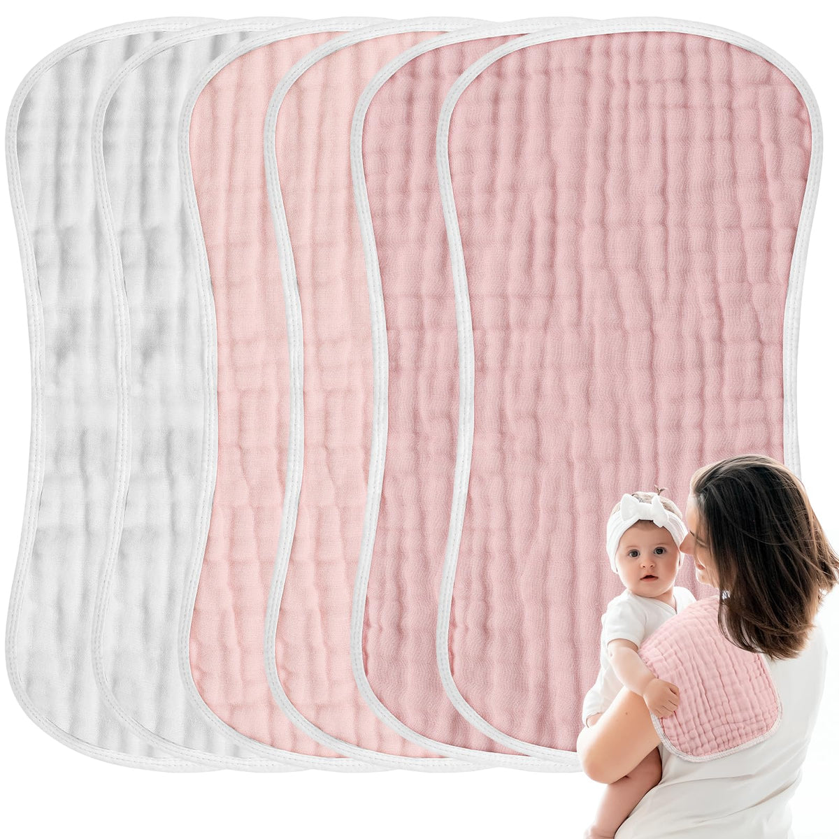 Premium imported multi-purpose cotton rags for infant daily care