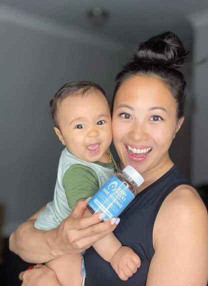 A collection of authentic Baby Blues beauty and wellness supplements from the United States