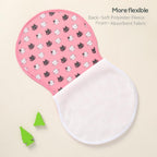 Sleepyturtle absorbent unisex baby burp towels close up fabric texture