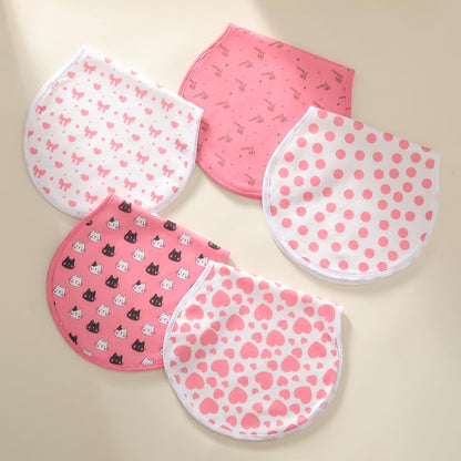Sleepyturtle 5 piece newborn cotton burping cloths product packaging
