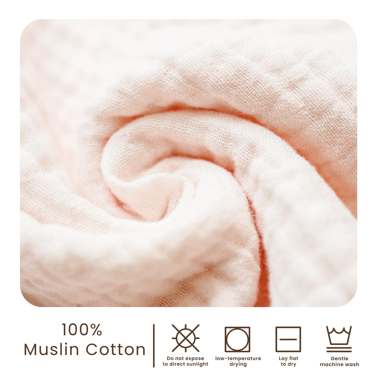 Konssy unisex burp cloths set in packaging